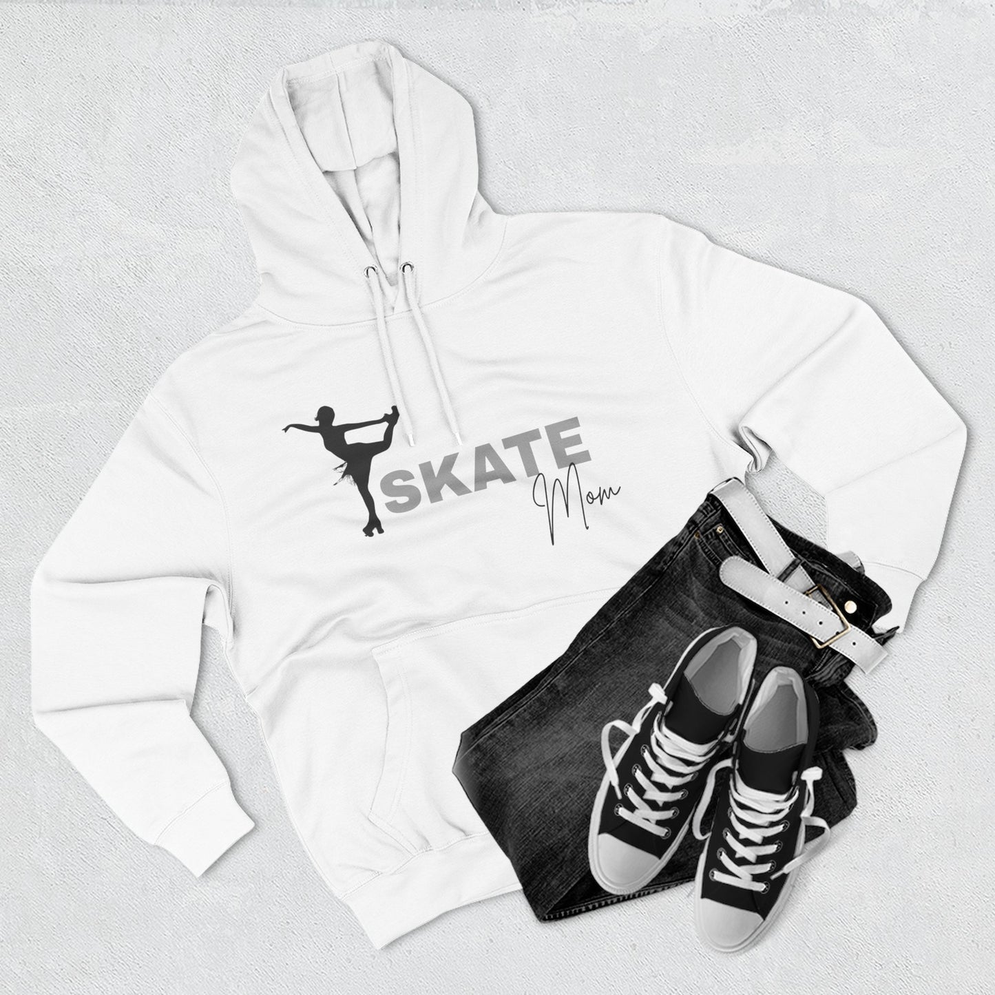 Skate Mom - Three-Panel Fleece Hoodie
