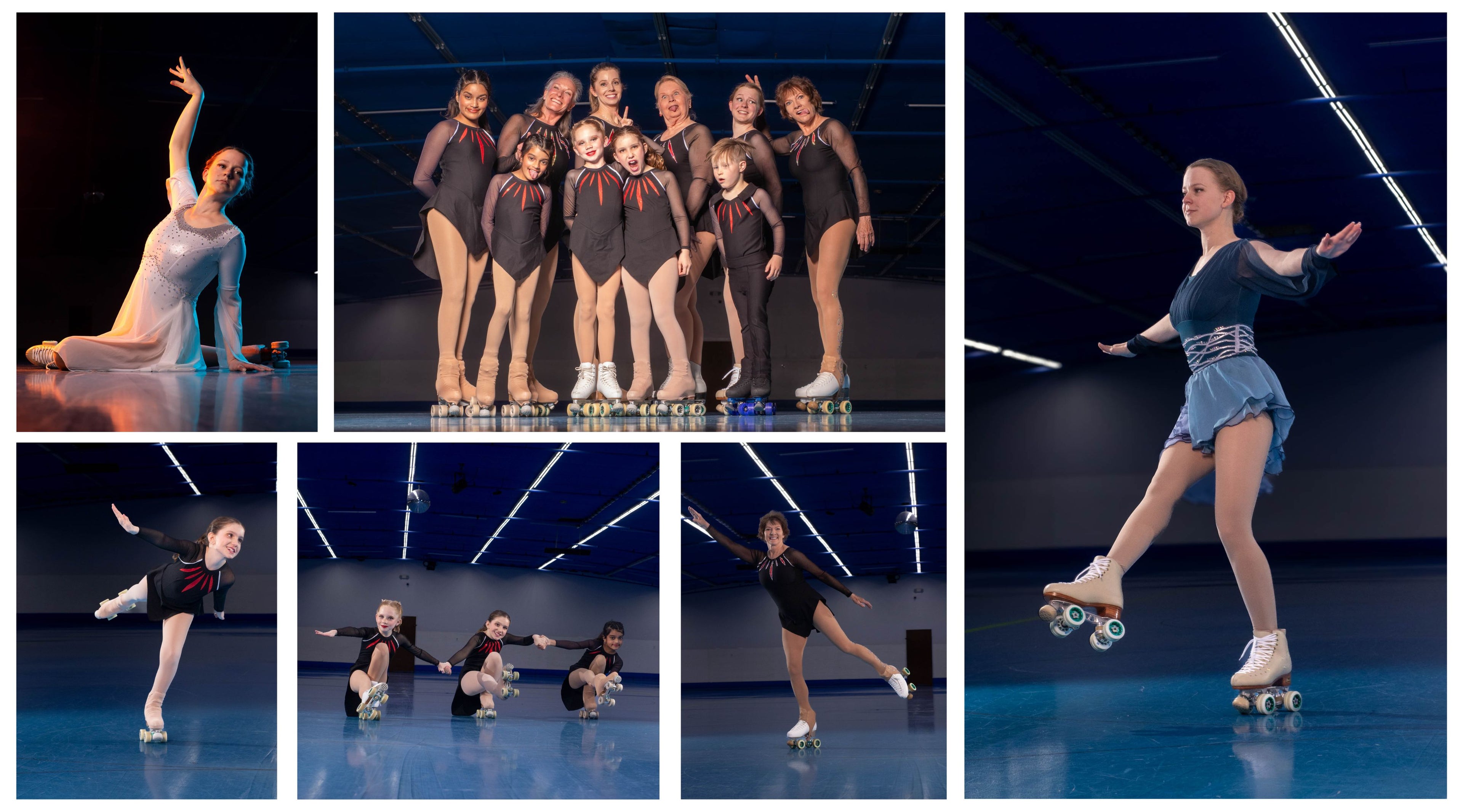 Artistic roller skating, learn to roller skate class, Denver, Colorado, Lakewood, Coaches teaching student how to roller skate, families having fun roller skating, confidence roller skating, sports that build confidence, skating family, roller skating community, skills testing, roller skating skills, competitive roller skating, USARS Nationals championship, inline roller skating, roller skating is a sport, performance sport, Team sport