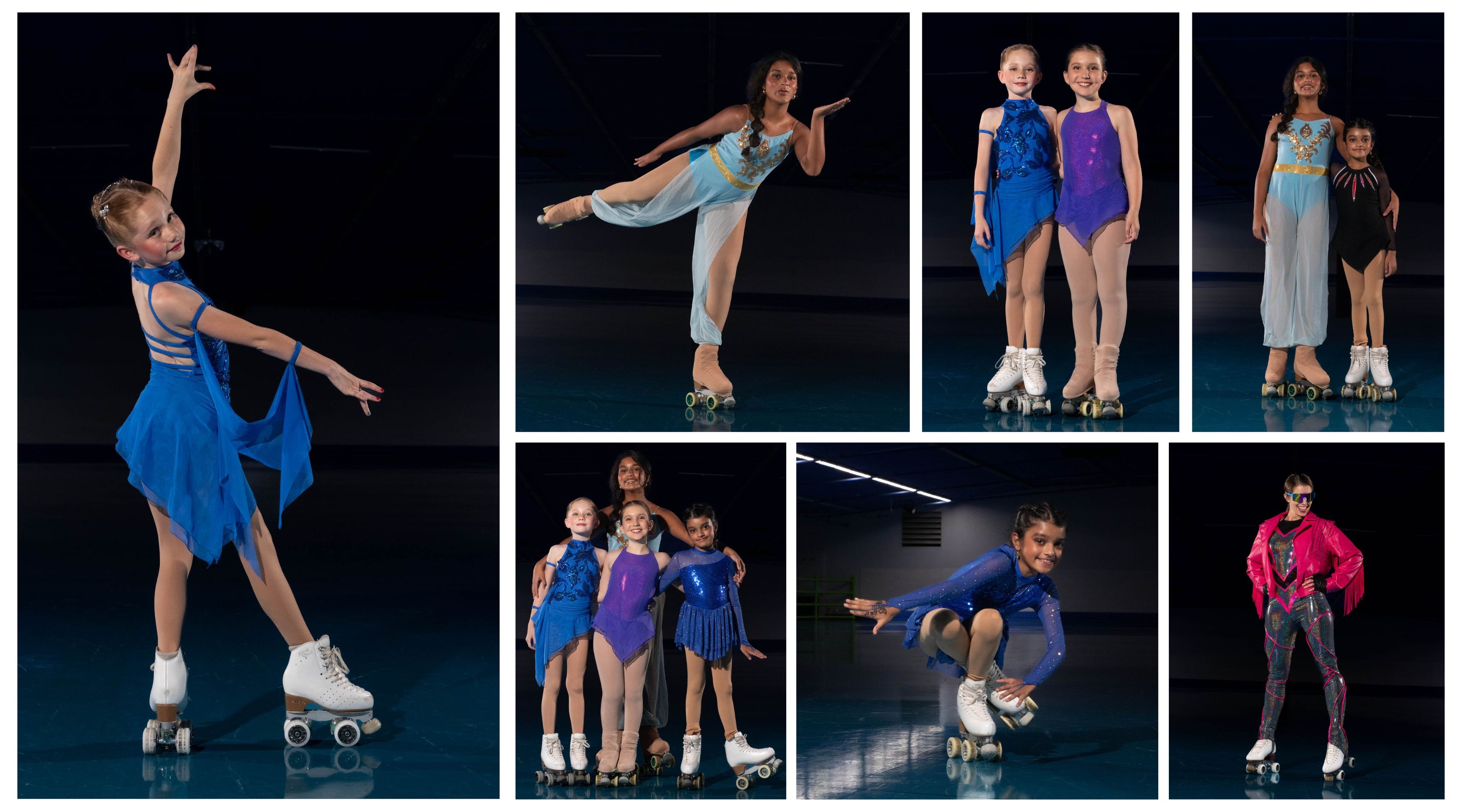 Artistic roller skating, learn to roller skate class, Denver, Colorado, Lakewood, Coaches teaching student how to roller skate, families having fun roller skating, confidence roller skating, sports that build confidence, skating family, roller skating community, skills testing, roller skating skills, competitive roller skating, USARS Nationals championship, inline roller skating, roller skating is a sport, performance sport, Team sport