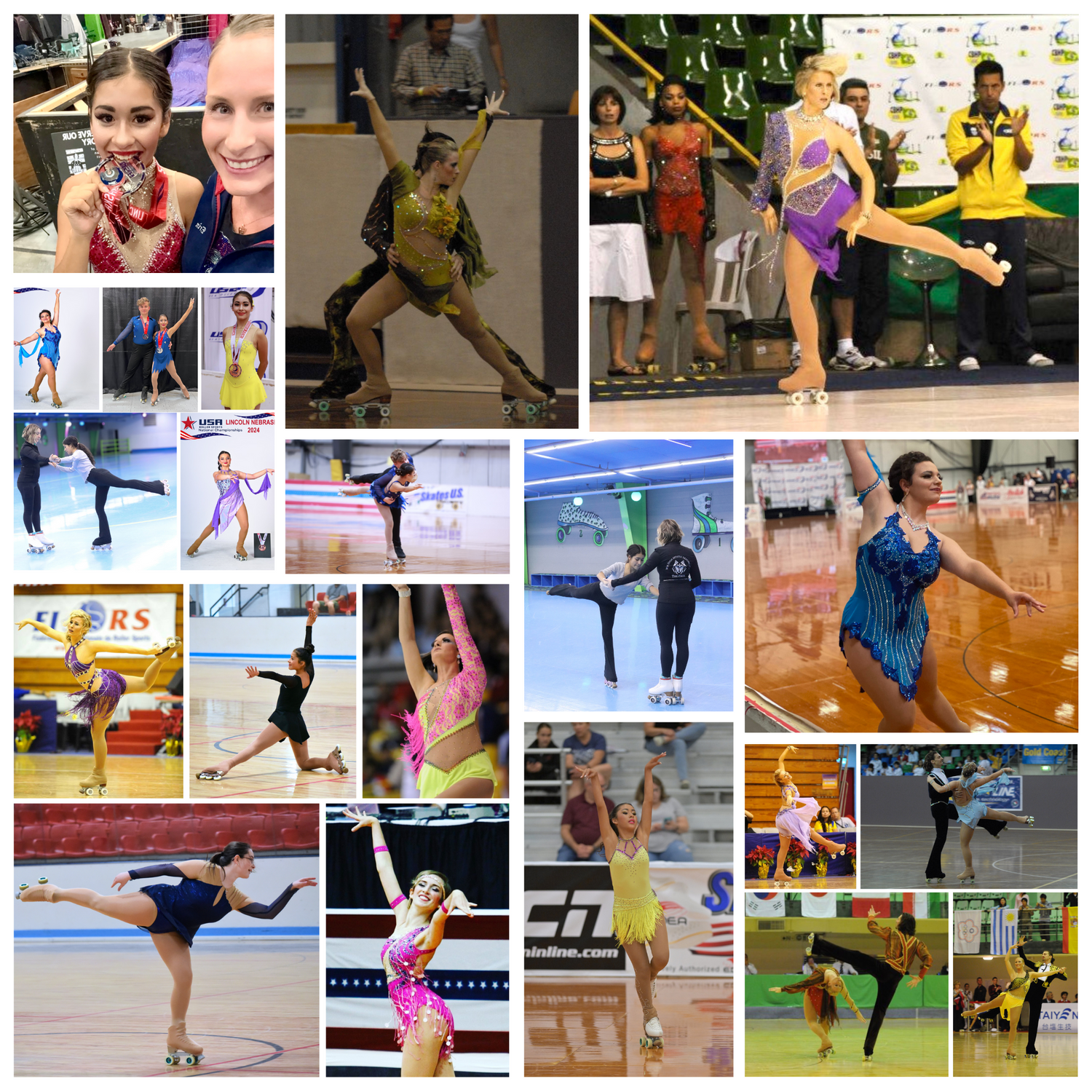 Competitive artistic roller skating, beautiful skating dresses, learn to roller skate, mile high artistic skating club