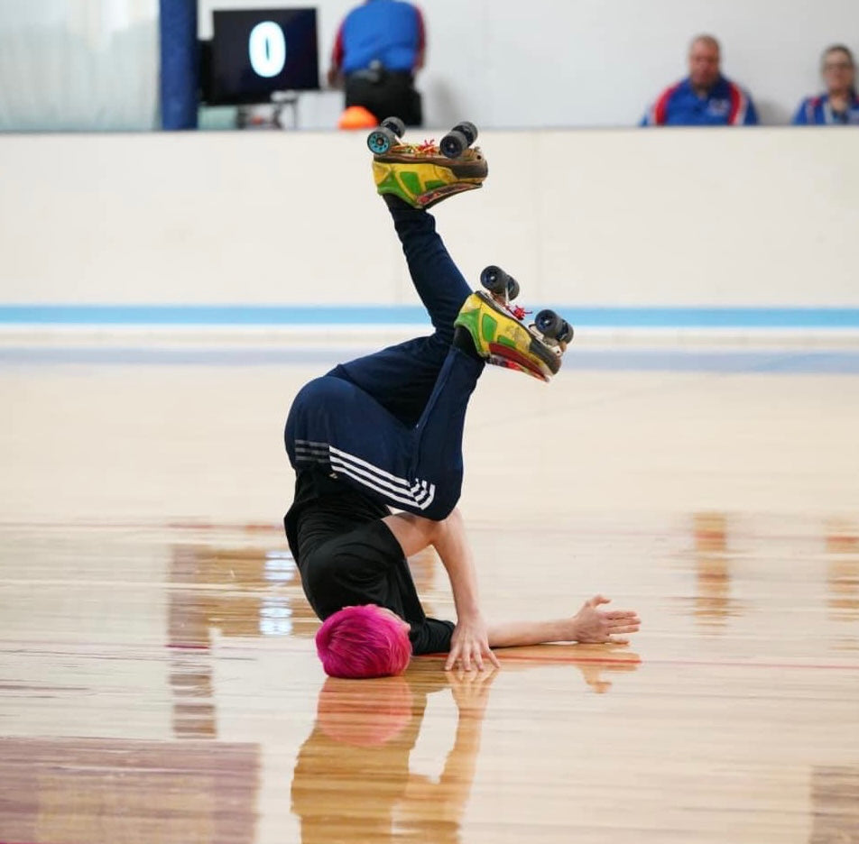 Jam skater performance, learn to jam skate, mile high artistic skating club